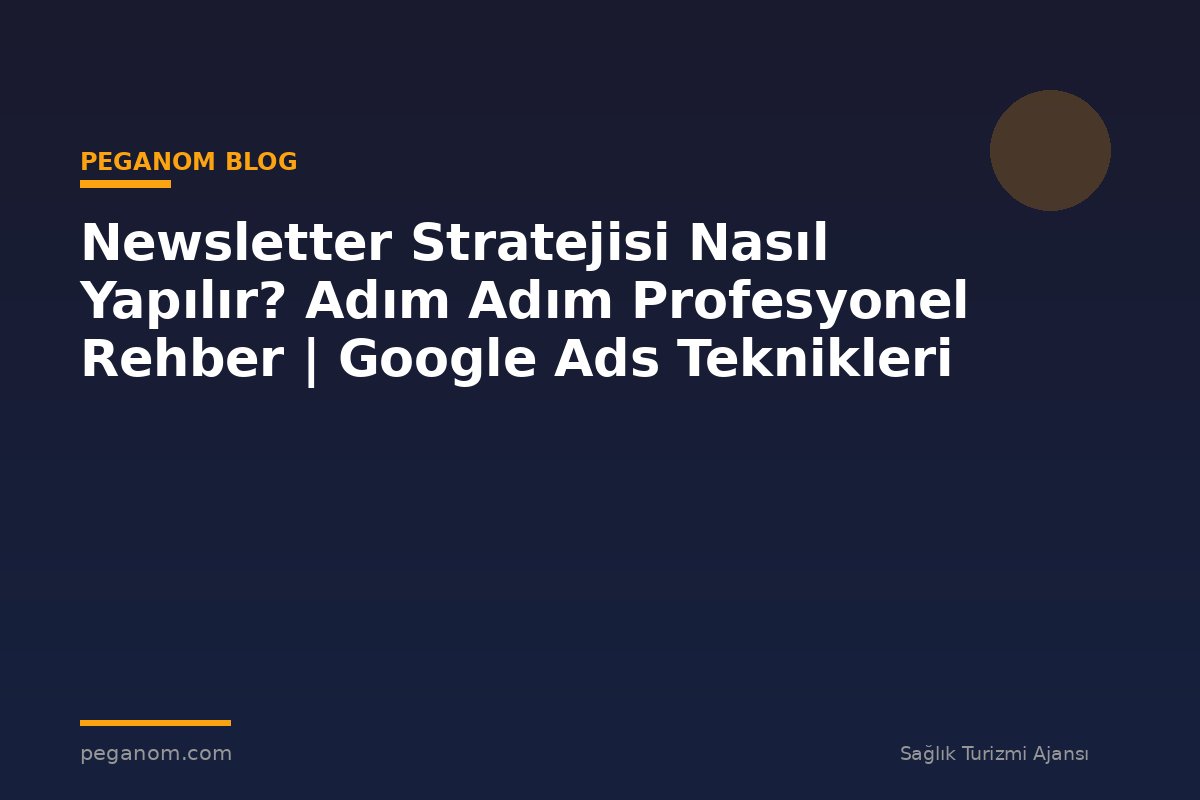 Newsletter Stratejisi Nasıl Yapılır? Adım Adım Profesyonel Rehber | Google Ads Teknikleri