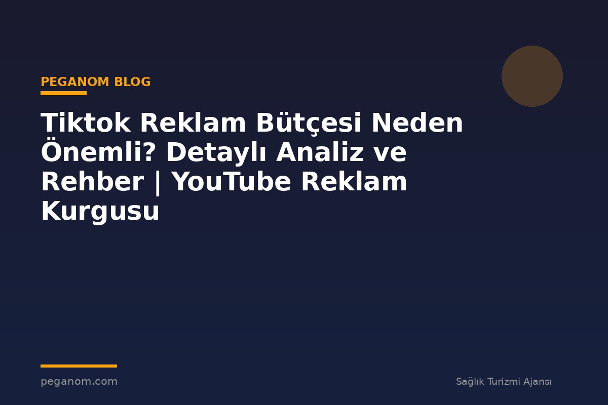 Tiktok Reklam Bütçesi Neden Önemli? Detaylı Analiz ve Rehber | YouTube Reklam Kurgusu