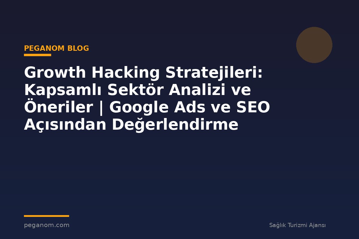 Growth Hacking Stratejileri: Kapsamlı Sektör Analizi ve Öneriler | Google Ads ve SEO Açısından Değerlendirme