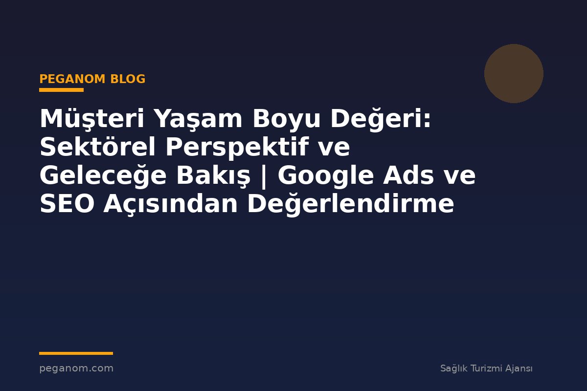 Müşteri Yaşam Boyu Değeri: Sektörel Perspektif ve Geleceğe Bakış | Google Ads ve SEO Açısından Değerlendirme