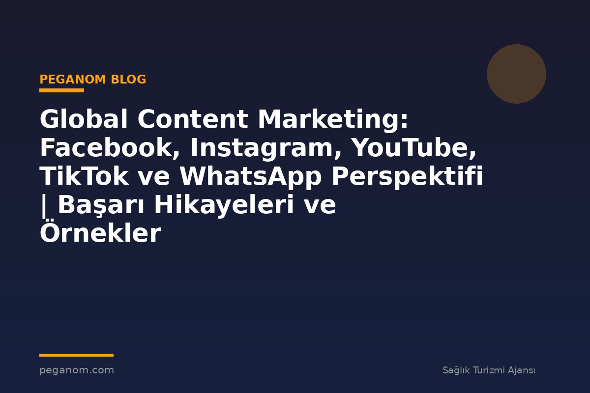 Global Content Marketing: Facebook, Instagram, YouTube, TikTok ve WhatsApp Perspektifi | Başarı Hikayeleri ve Örnekler
