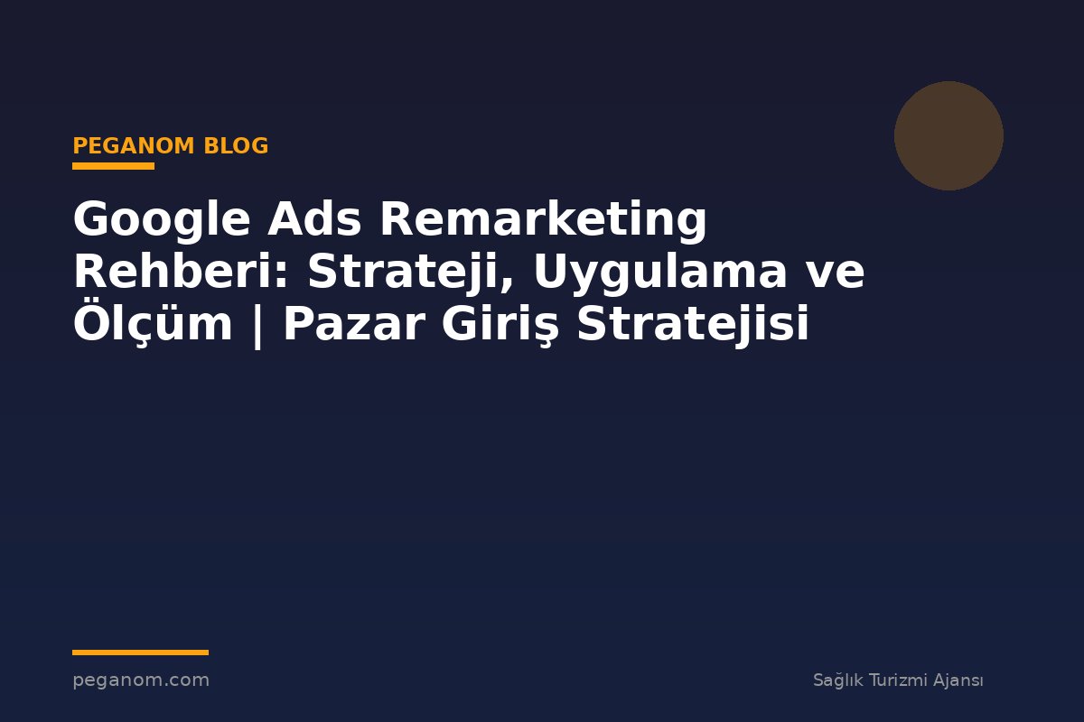Google Ads Remarketing Rehberi: Strateji, Uygulama ve Ölçüm | Pazar Giriş Stratejisi