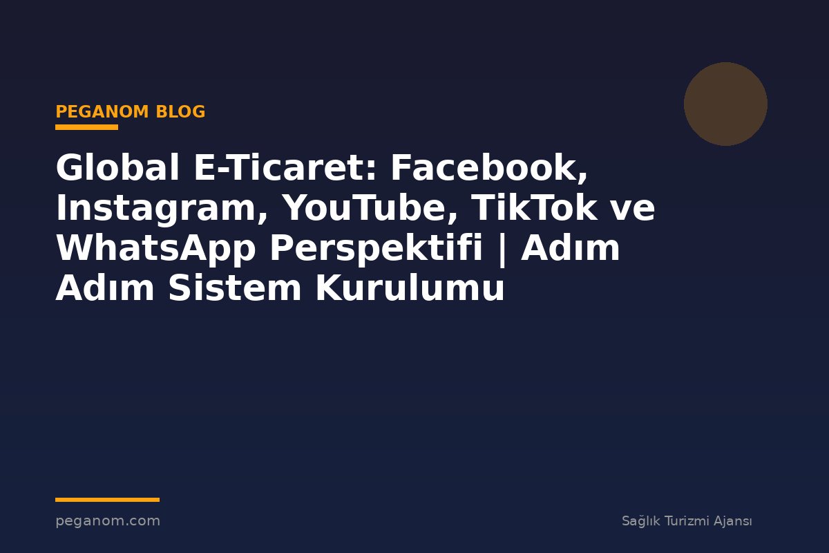 Global E-Ticaret: Facebook, Instagram, YouTube, TikTok ve WhatsApp Perspektifi | Adım Adım Sistem Kurulumu