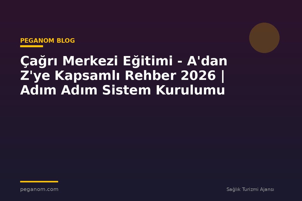 Çağrı Merkezi Eğitimi - A'dan Z'ye Kapsamlı Rehber 2026 | Adım Adım Sistem Kurulumu