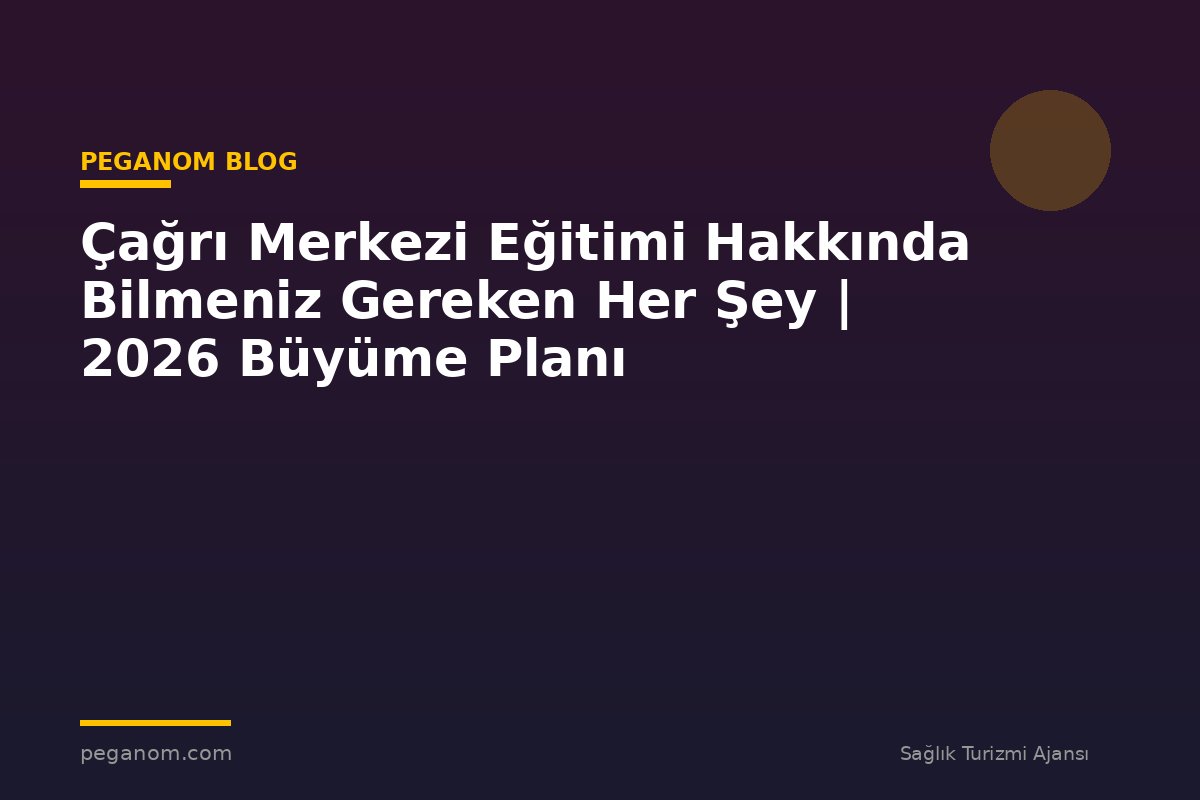 Çağrı Merkezi Eğitimi Hakkında Bilmeniz Gereken Her Şey | 2026 Büyüme Planı