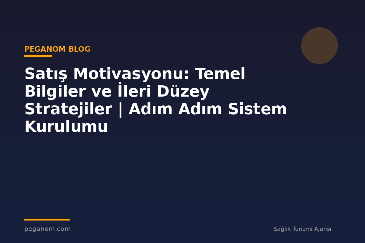 Satış Motivasyonu: Temel Bilgiler ve İleri Düzey Stratejiler | Adım Adım Sistem Kurulumu