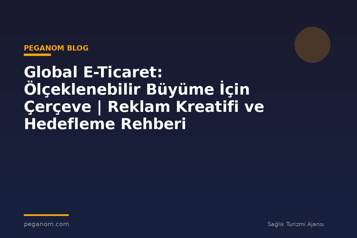 Global E-Ticaret: Ölçeklenebilir Büyüme İçin Çerçeve | Reklam Kreatifi ve Hedefleme Rehberi