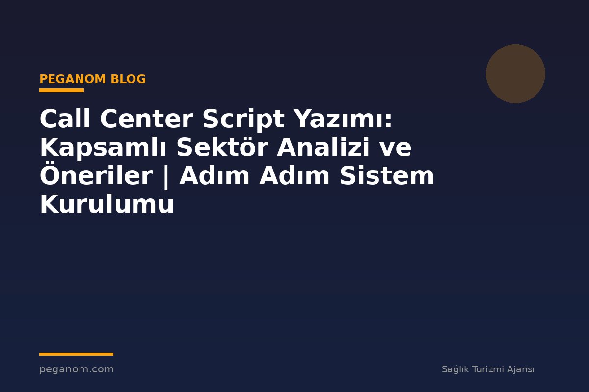 Call Center Script Yazımı: Kapsamlı Sektör Analizi ve Öneriler | Adım Adım Sistem Kurulumu