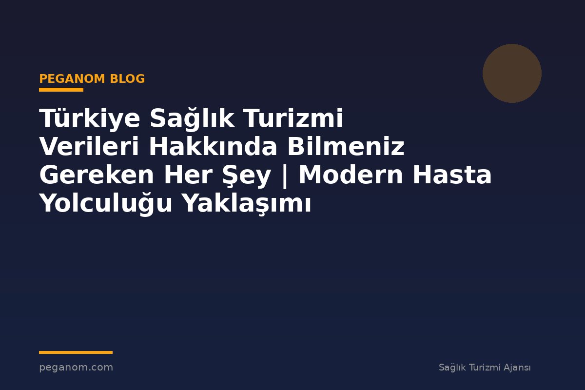 Türkiye Sağlık Turizmi Verileri Hakkında Bilmeniz Gereken Her Şey | Modern Hasta Yolculuğu Yaklaşımı