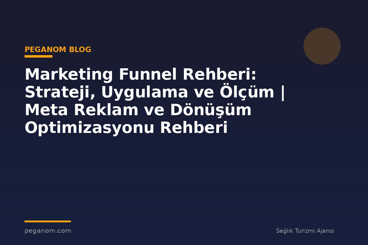 Marketing Funnel Rehberi: Strateji, Uygulama ve Ölçüm | Meta Reklam ve Dönüşüm Optimizasyonu Rehberi