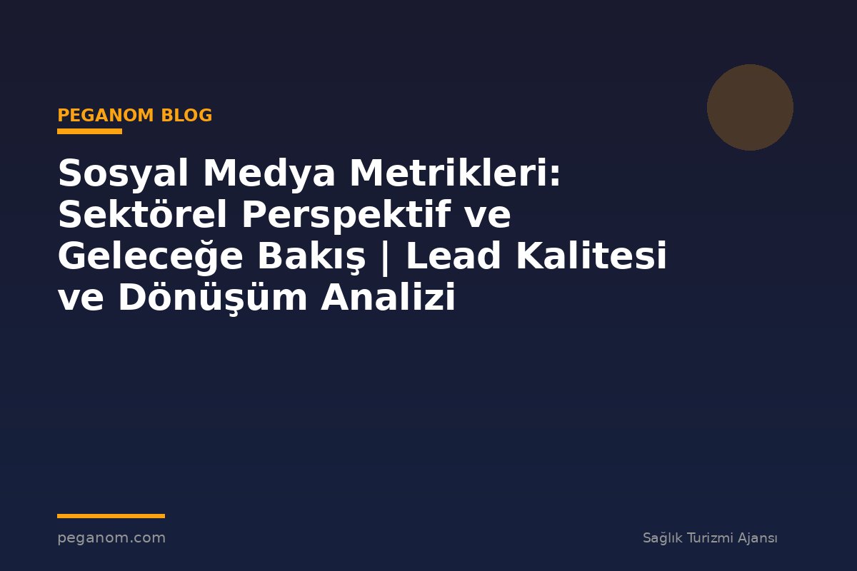 Sosyal Medya Metrikleri: Sektörel Perspektif ve Geleceğe Bakış | Lead Kalitesi ve Dönüşüm Analizi