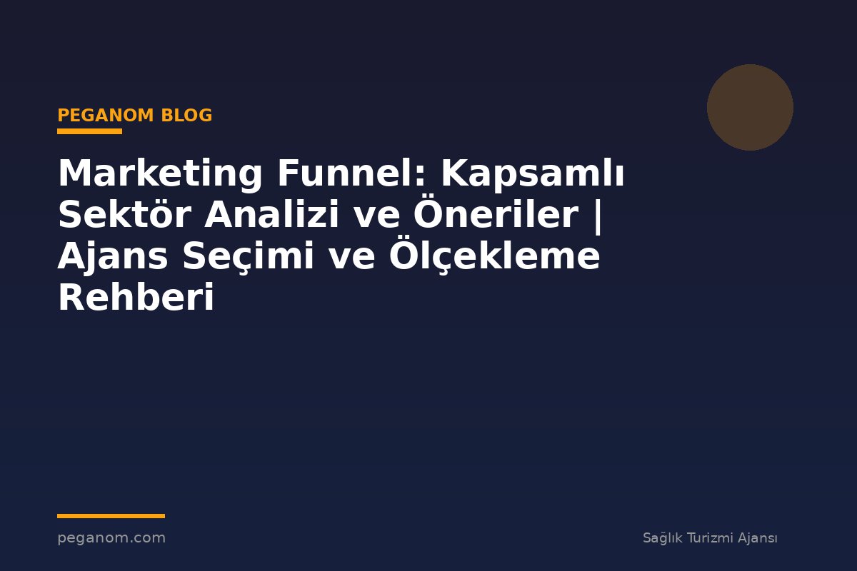 Marketing Funnel: Kapsamlı Sektör Analizi ve Öneriler | Ajans Seçimi ve Ölçekleme Rehberi