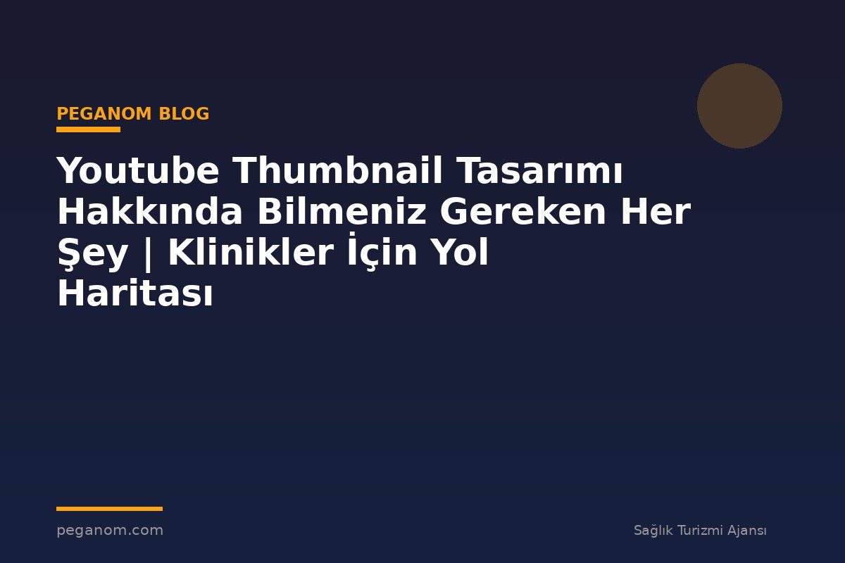 Youtube Thumbnail Tasarımı Hakkında Bilmeniz Gereken Her Şey | Klinikler İçin Yol Haritası