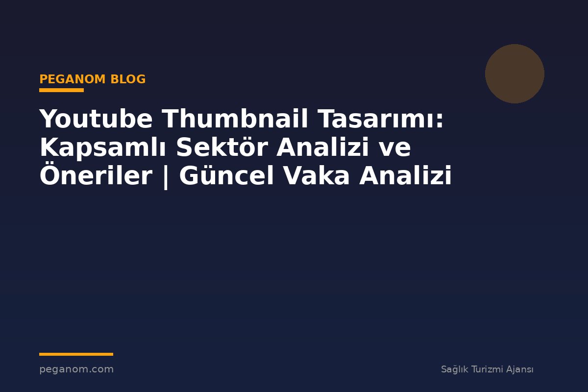 Youtube Thumbnail Tasarımı: Kapsamlı Sektör Analizi ve Öneriler | Güncel Vaka Analizi