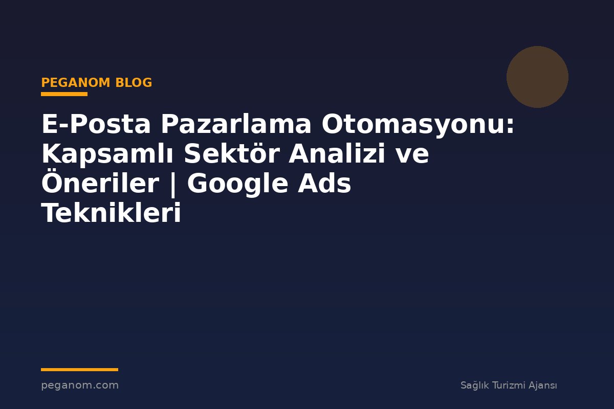 E-Posta Pazarlama Otomasyonu: Kapsamlı Sektör Analizi ve Öneriler | Google Ads Teknikleri