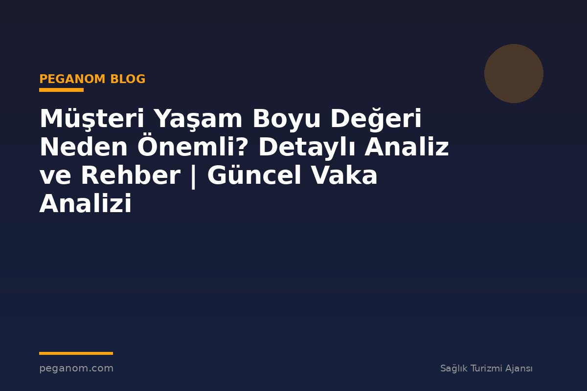 Müşteri Yaşam Boyu Değeri Neden Önemli? Detaylı Analiz ve Rehber | Güncel Vaka Analizi