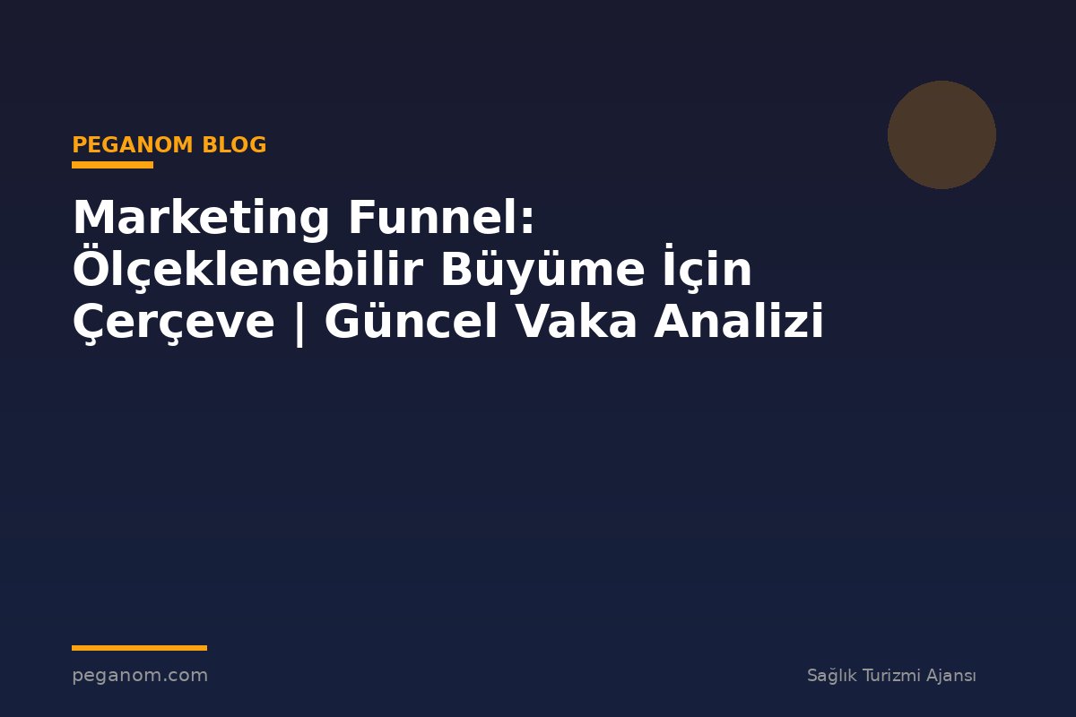 Marketing Funnel: Ölçeklenebilir Büyüme İçin Çerçeve | Güncel Vaka Analizi