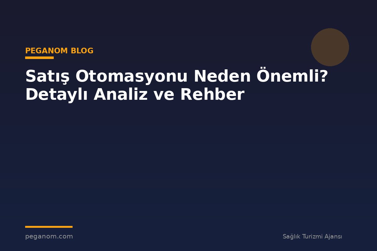 Satış Otomasyonu Neden Önemli? Detaylı Analiz ve Rehber