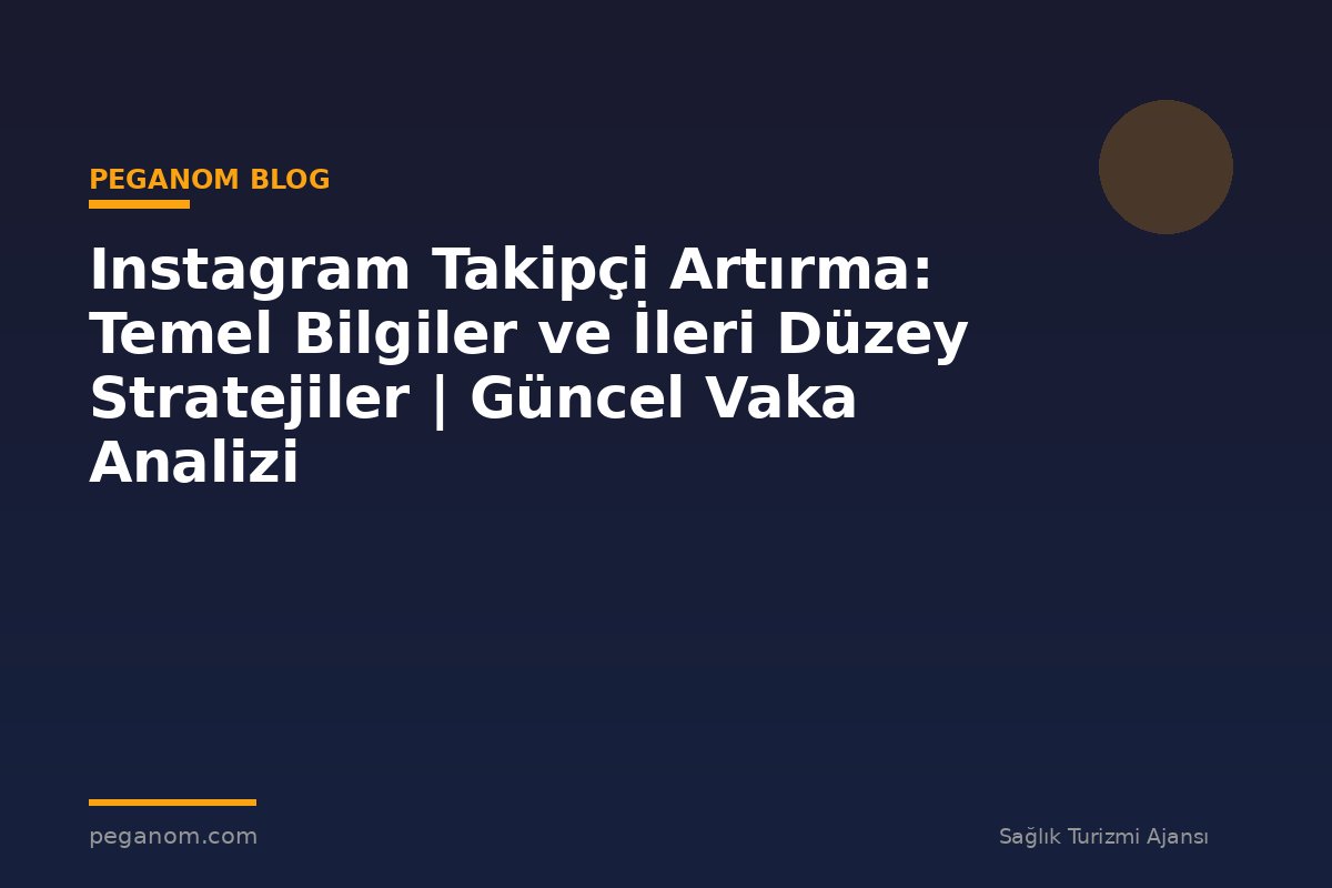 Instagram Takipçi Artırma: Temel Bilgiler ve İleri Düzey Stratejiler | Güncel Vaka Analizi