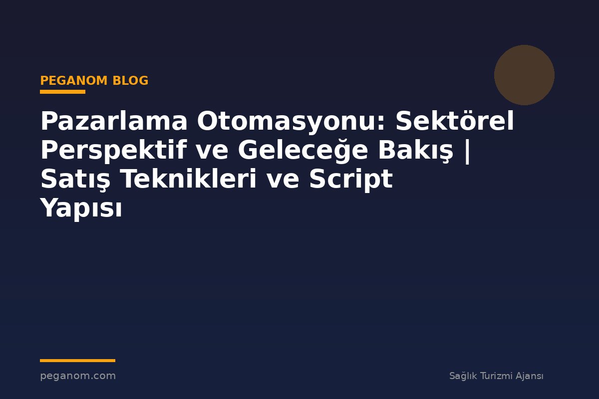 Pazarlama Otomasyonu: Sektörel Perspektif ve Geleceğe Bakış | Satış Teknikleri ve Script Yapısı