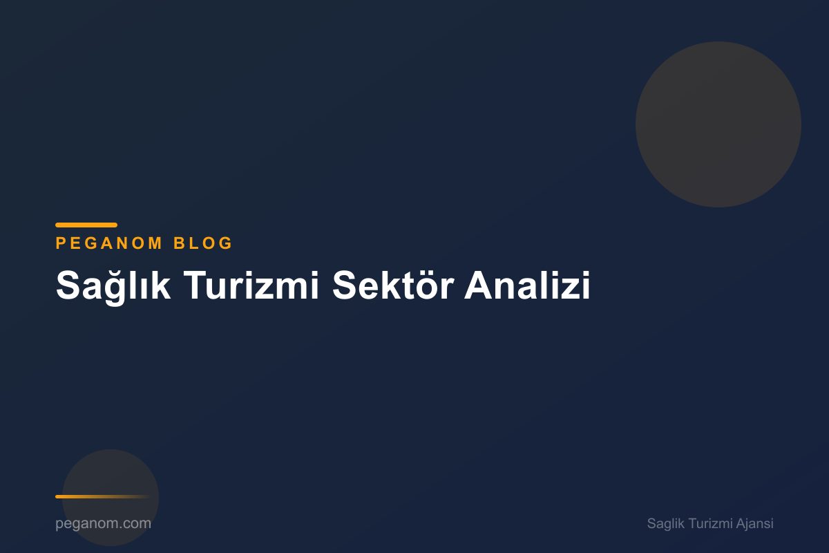Sağlık Turizmi Sektör Analizi