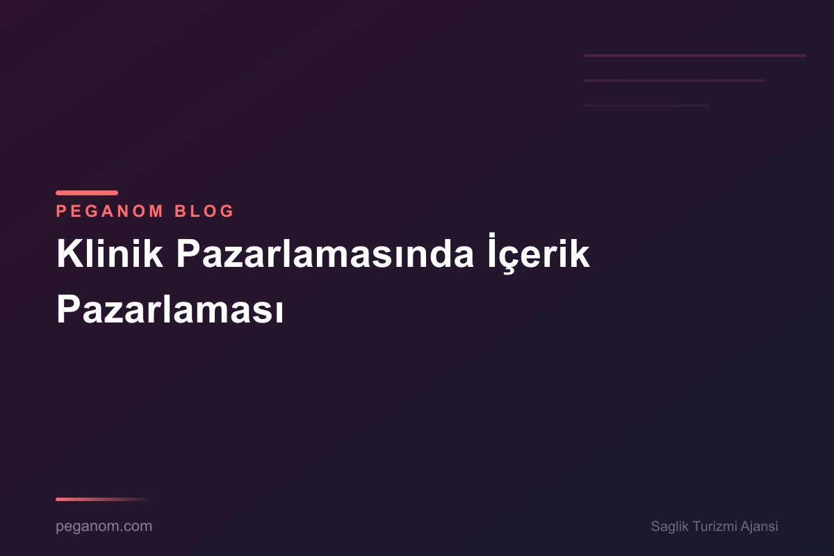 Klinik Pazarlamasında İçerik Pazarlaması