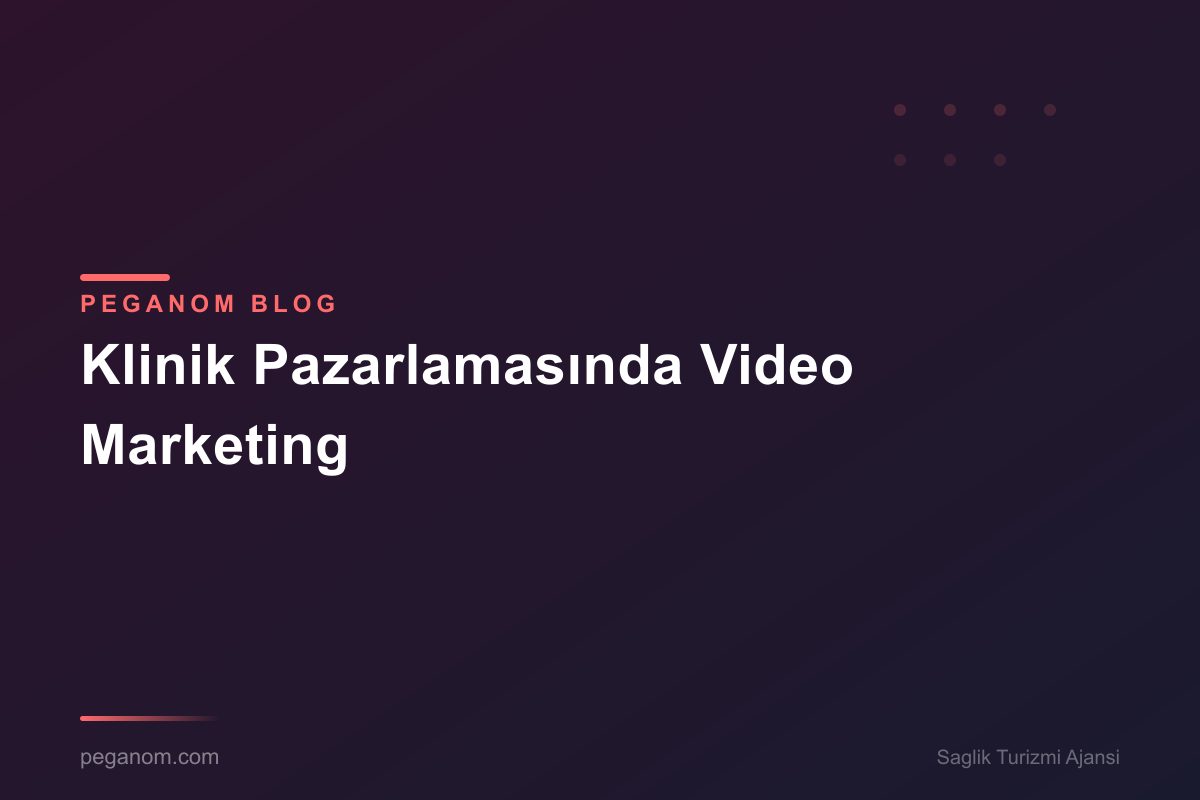 Klinik Pazarlamasında Video Marketing