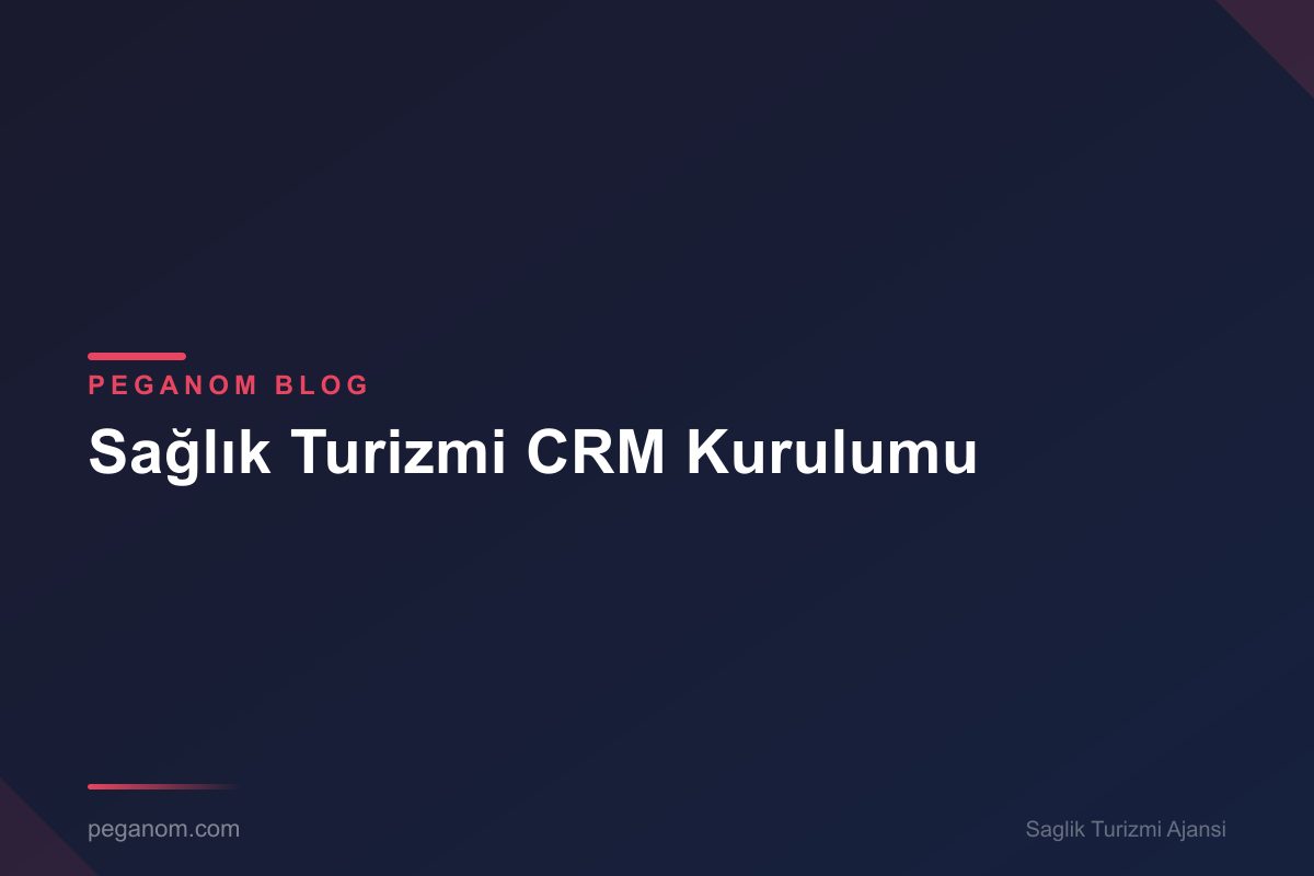 Sağlık Turizmi CRM Kurulumu
