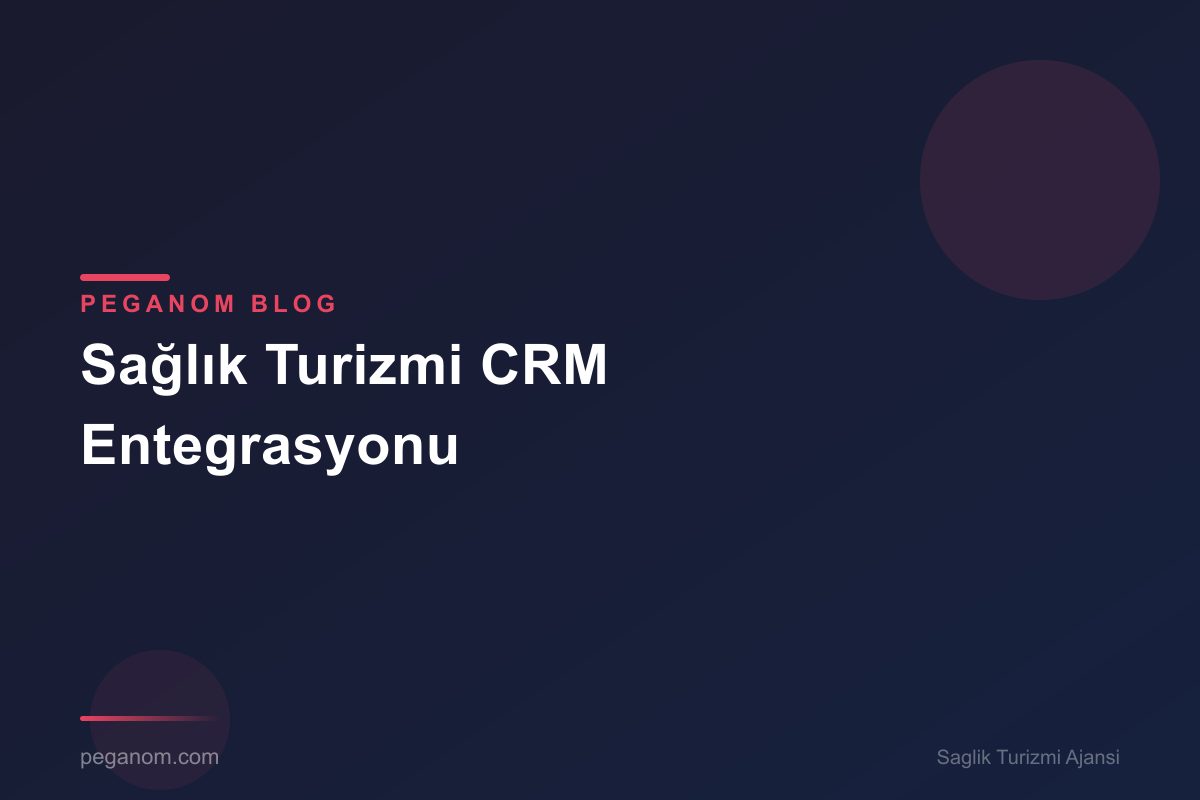 Sağlık Turizmi CRM Entegrasyonu