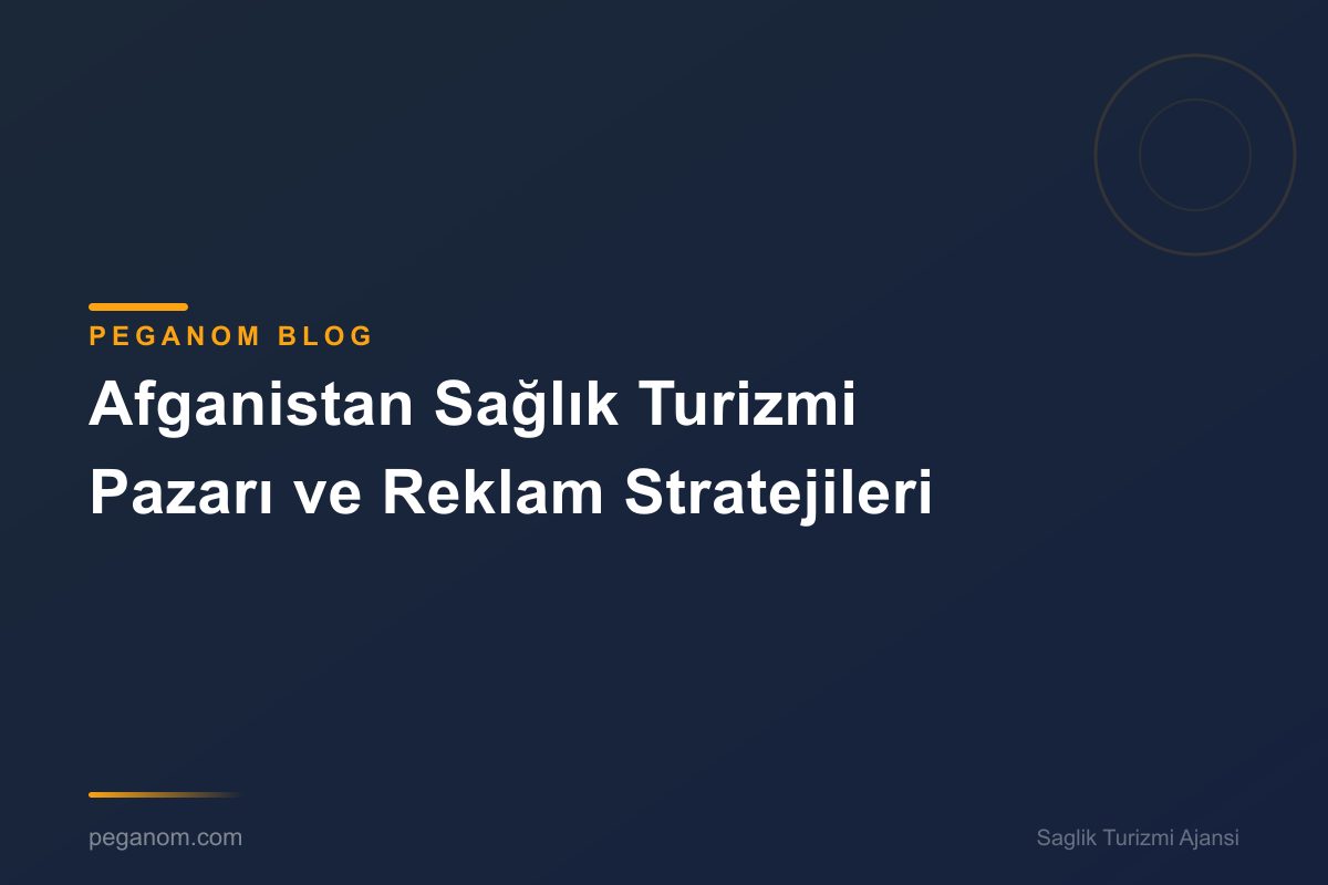 Afganistan Sağlık Turizmi Pazarı ve Reklam Stratejileri