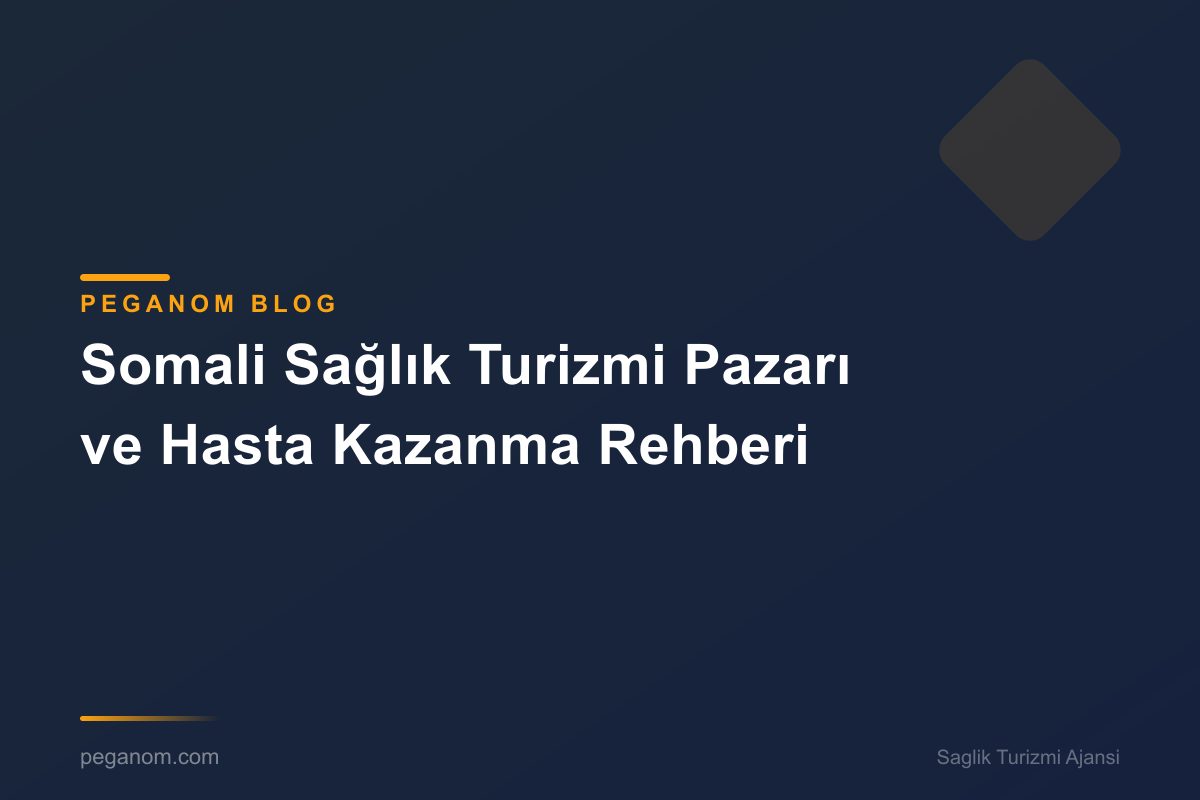 Somali Sağlık Turizmi Pazarı ve Hasta Kazanma Rehberi