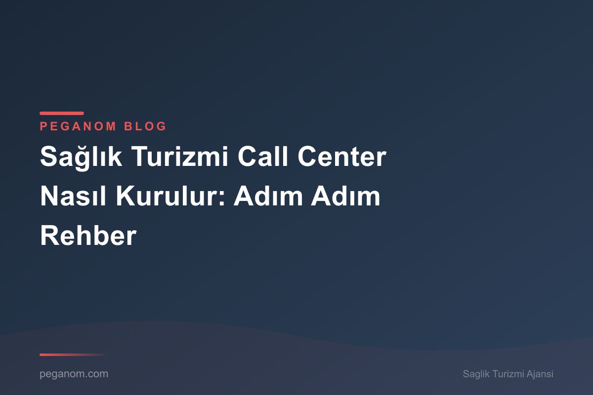 Sağlık Turizmi Call Center Nasıl Kurulur: Adım Adım Rehber