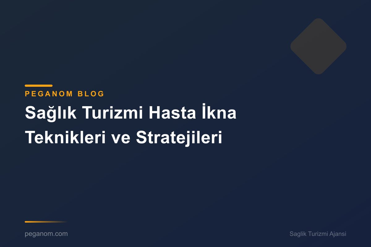 Sağlık Turizmi Hasta İkna Teknikleri ve Stratejileri