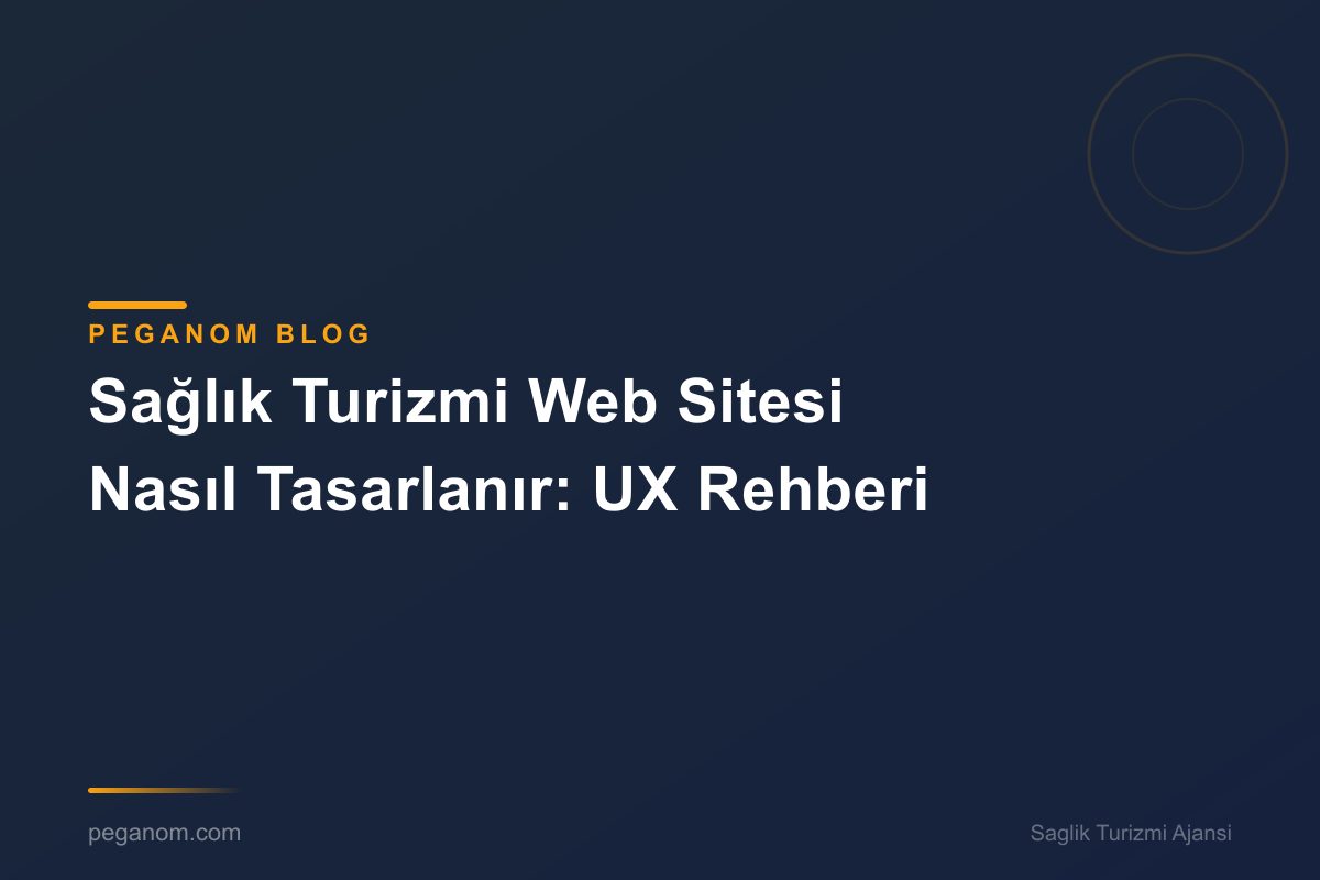 Sağlık Turizmi Web Sitesi Nasıl Tasarlanır: UX Rehberi