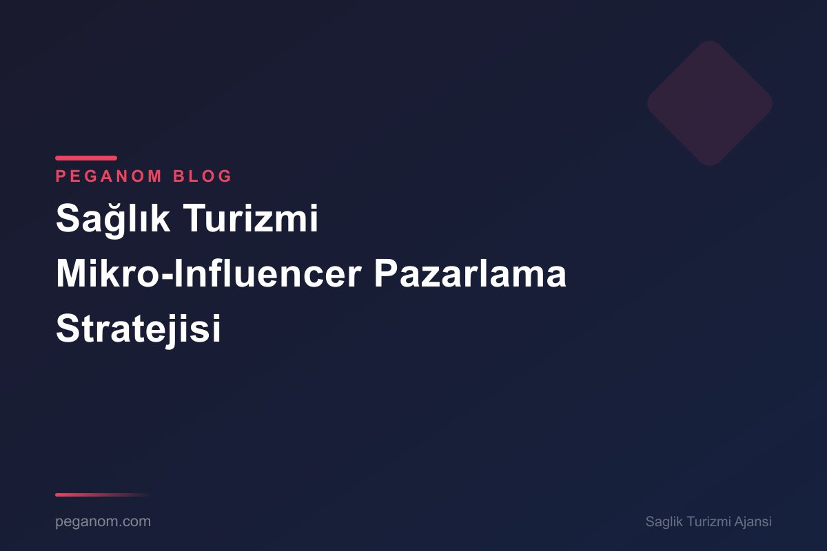 Sağlık Turizmi Mikro-Influencer Pazarlama Stratejisi