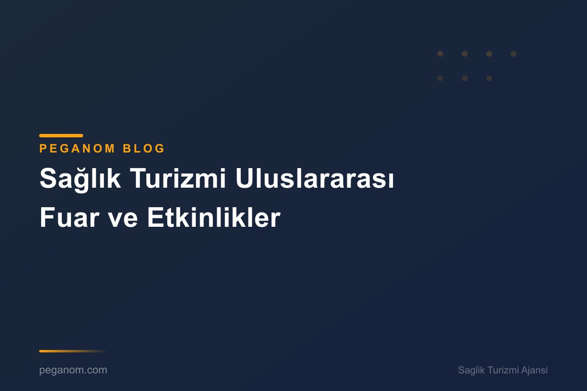 Sağlık Turizmi Uluslararası Fuar ve Etkinlikler