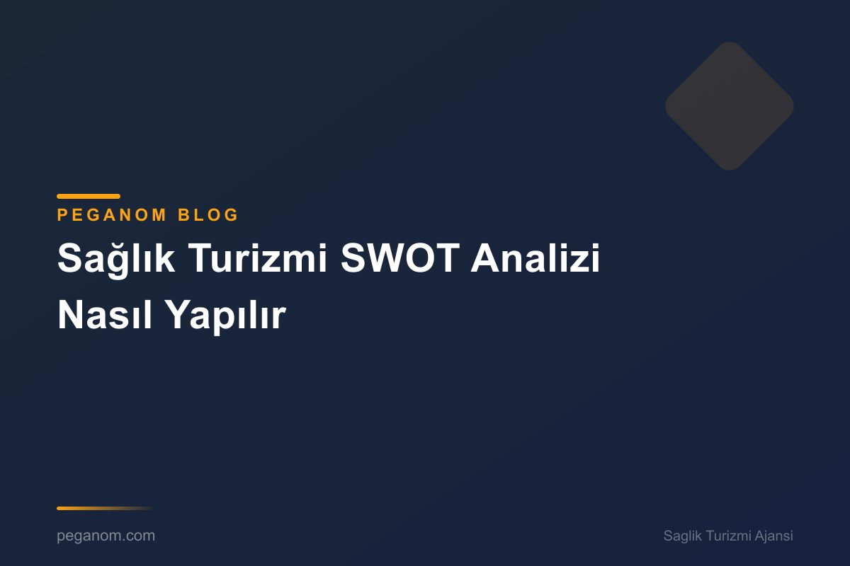 Sağlık Turizmi SWOT Analizi Nasıl Yapılır