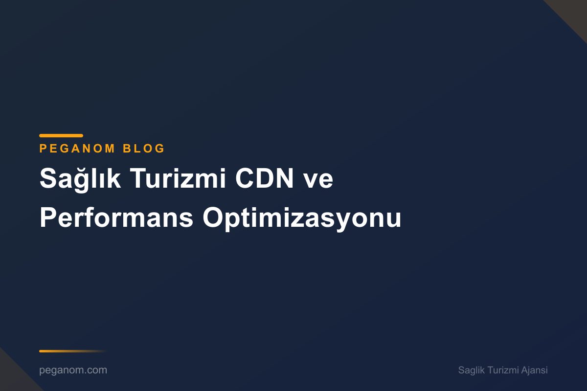 Sağlık Turizmi CDN ve Performans Optimizasyonu
