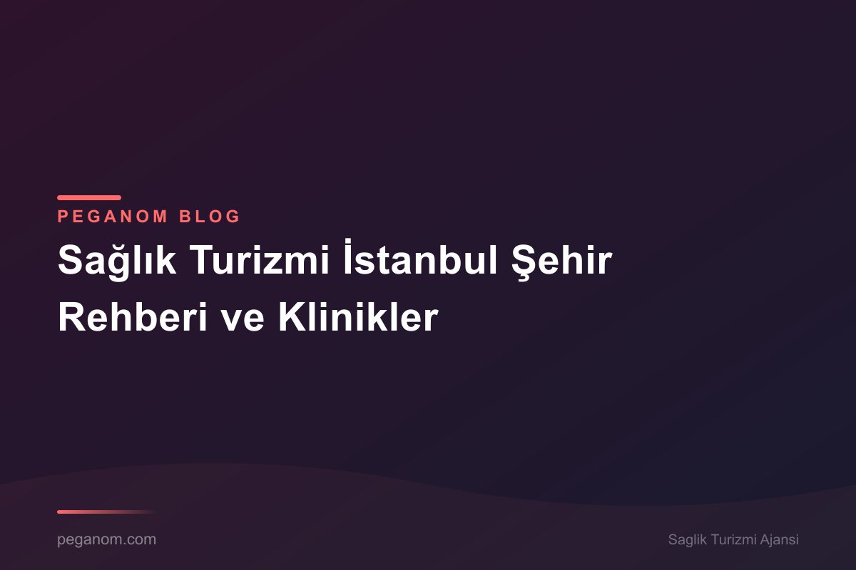 Sağlık Turizmi İstanbul Şehir Rehberi ve Klinikler