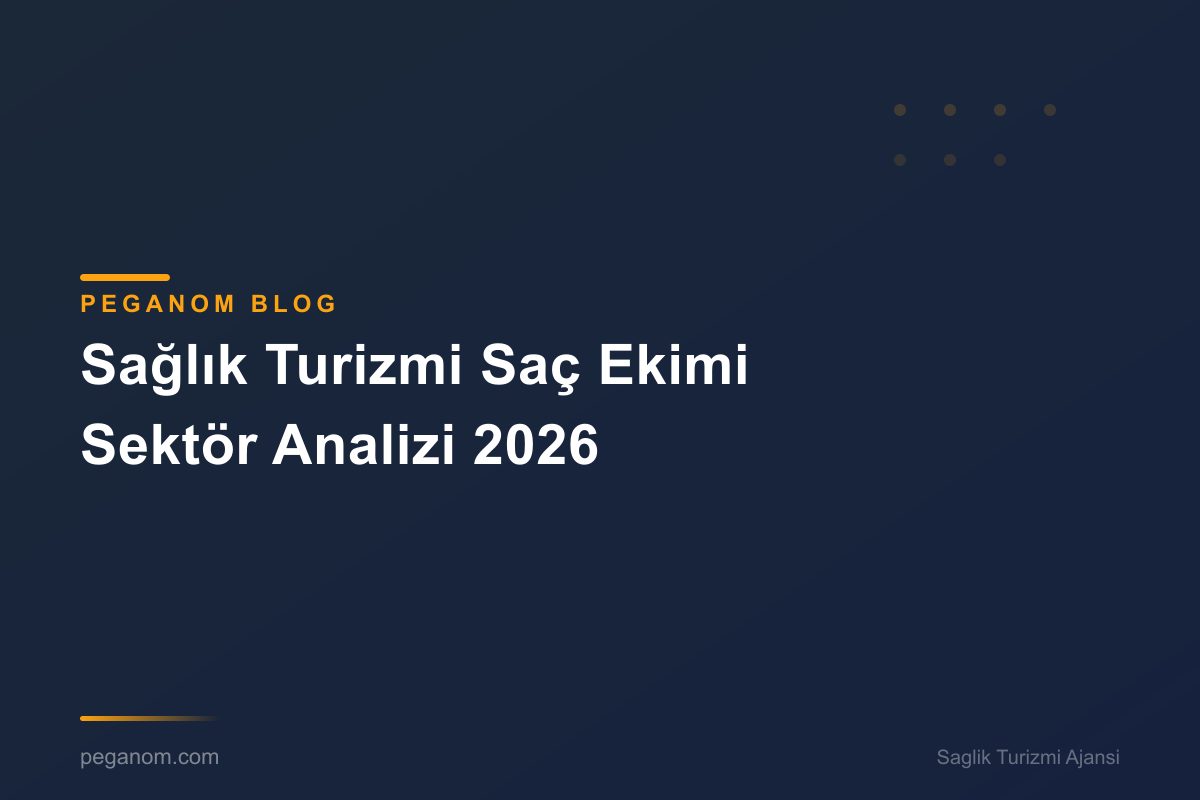 Sağlık Turizmi Saç Ekimi Sektör Analizi 2026