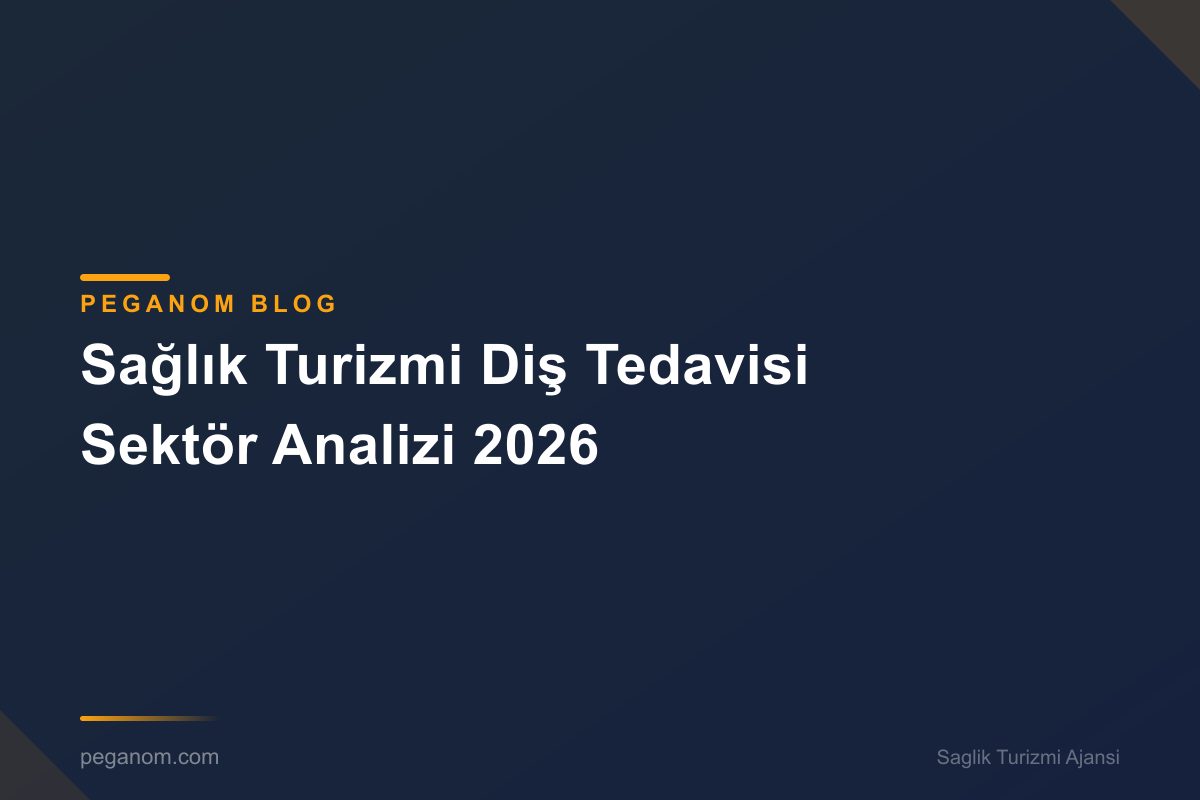 Sağlık Turizmi Diş Tedavisi Sektör Analizi 2026