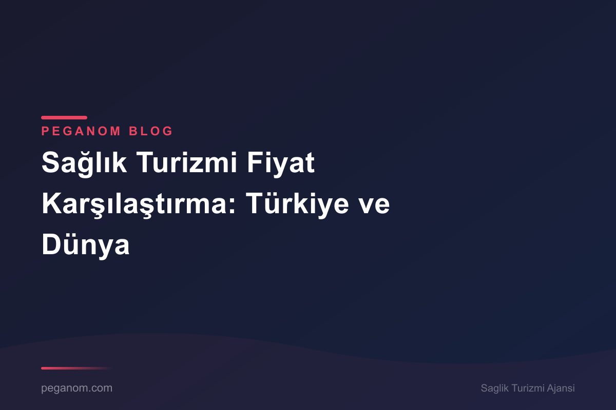 Sağlık Turizmi Fiyat Karşılaştırma: Türkiye ve Dünya