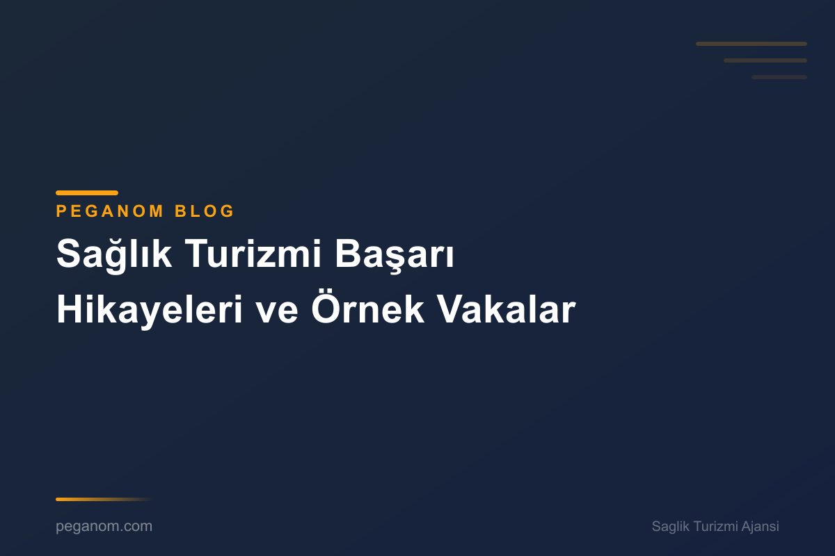Sağlık Turizmi Başarı Hikayeleri ve Örnek Vakalar