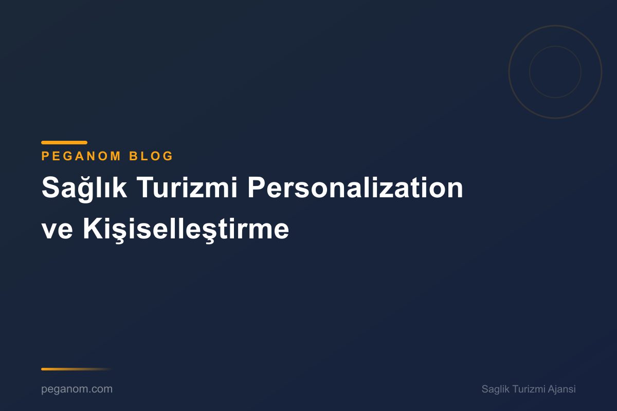 Sağlık Turizmi Personalization ve Kişiselleştirme