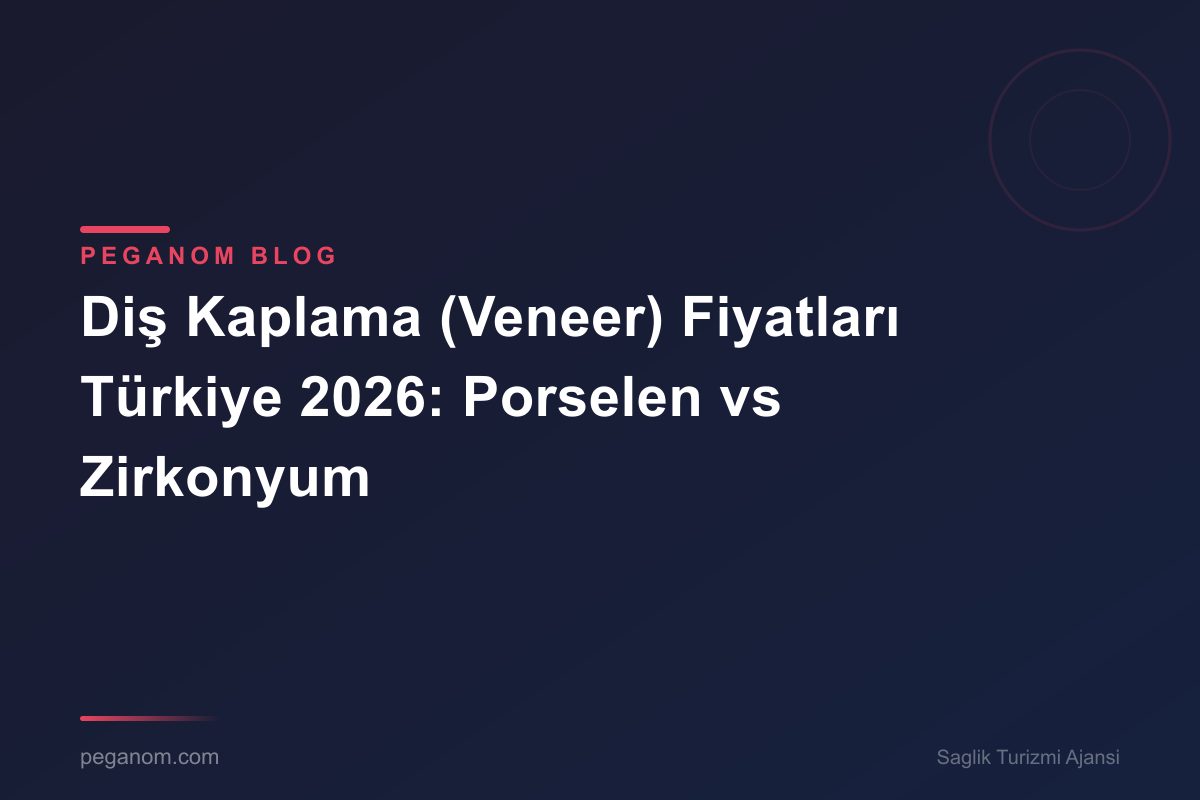 Diş Kaplama (Veneer) Fiyatları Türkiye 2026: Porselen vs Zirkonyum