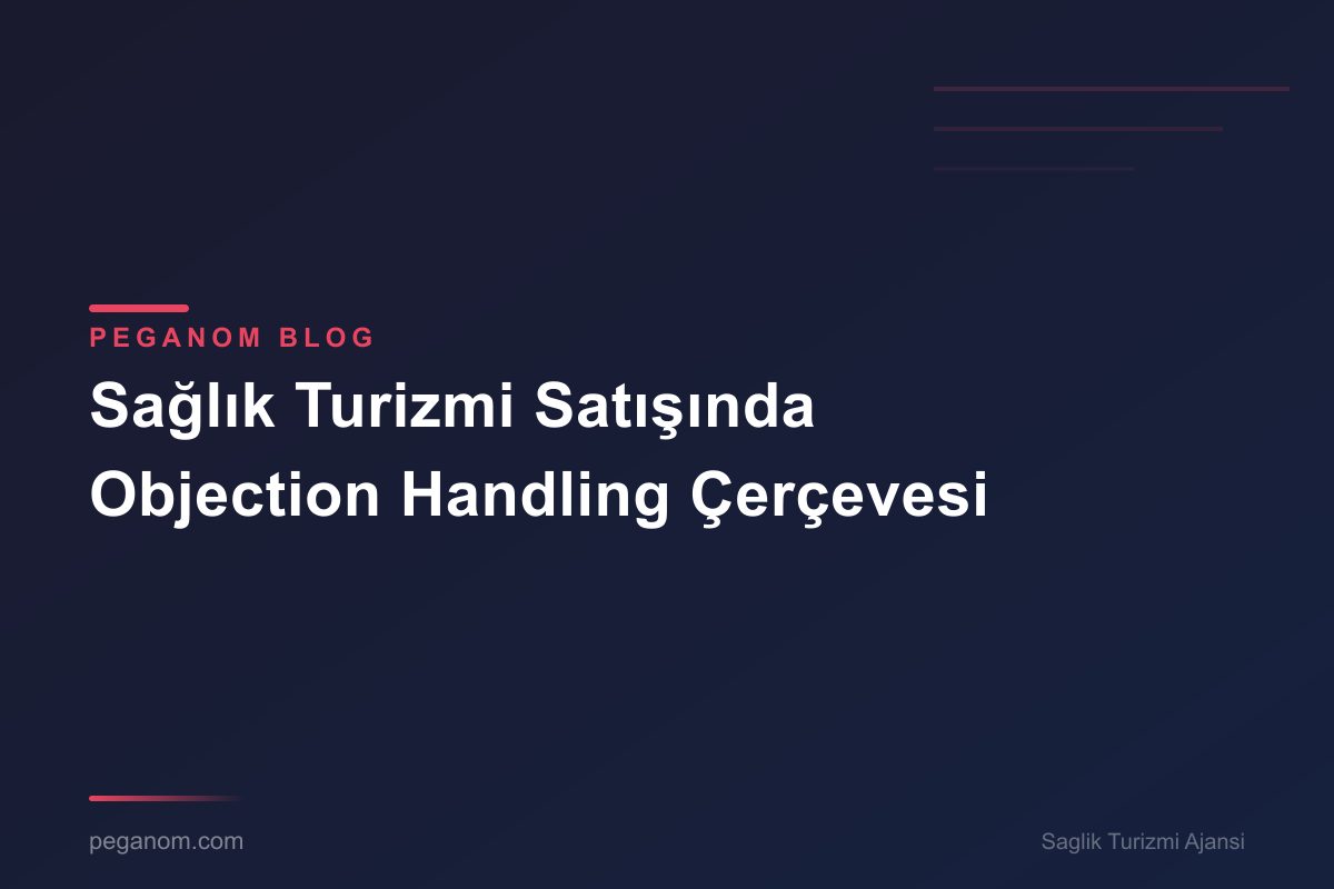 Sağlık Turizmi Satışında Objection Handling Çerçevesi