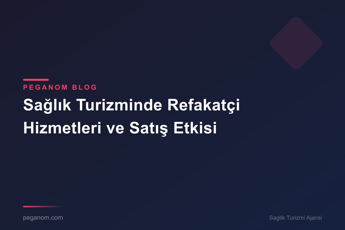 Sağlık Turizminde Refakatçi Hizmetleri ve Satış Etkisi