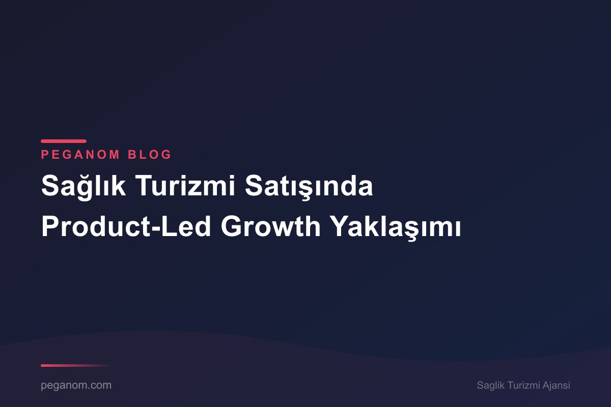 Sağlık Turizmi Satışında Product-Led Growth Yaklaşımı