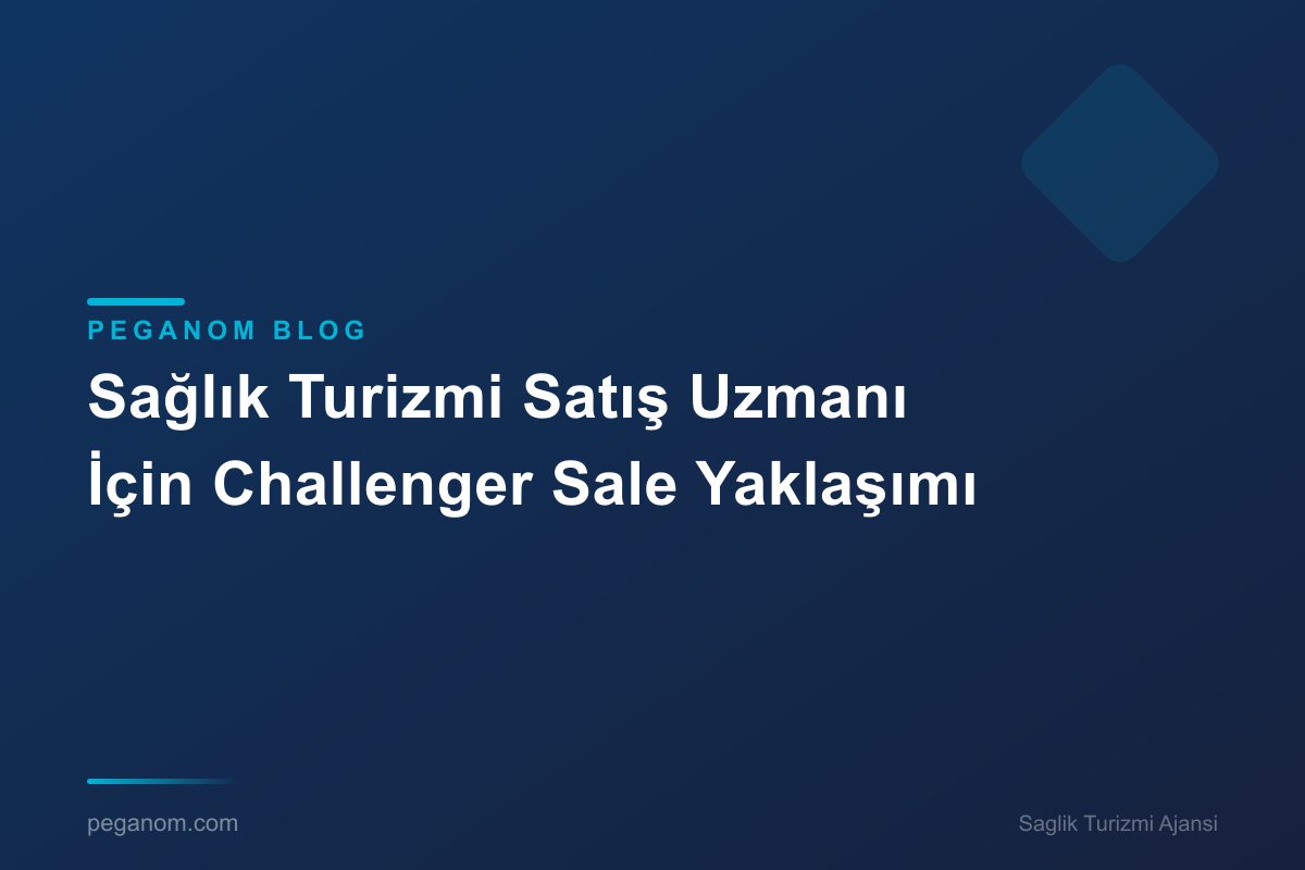 Sağlık Turizmi Satış Uzmanı İçin Challenger Sale Yaklaşımı