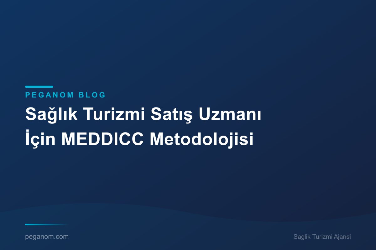 Sağlık Turizmi Satış Uzmanı İçin MEDDICC Metodolojisi